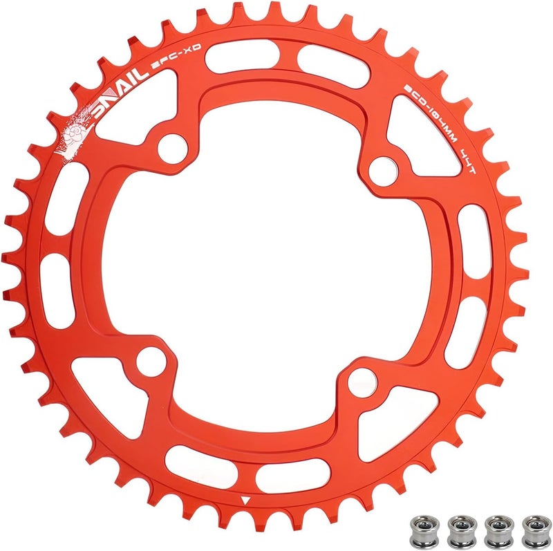 BESNIN Chainring 104 BCD Chainring 30T 32T 34T 36T 38T 40T 42T 44T 46T 48T 50T 52T Narrow Wide Tooth Round Chainring for 7/8/9/10/11/12 Speed MTB BMX Road Bike - Image 1